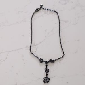 Vintage Givenchy Floral Necklace 18 In